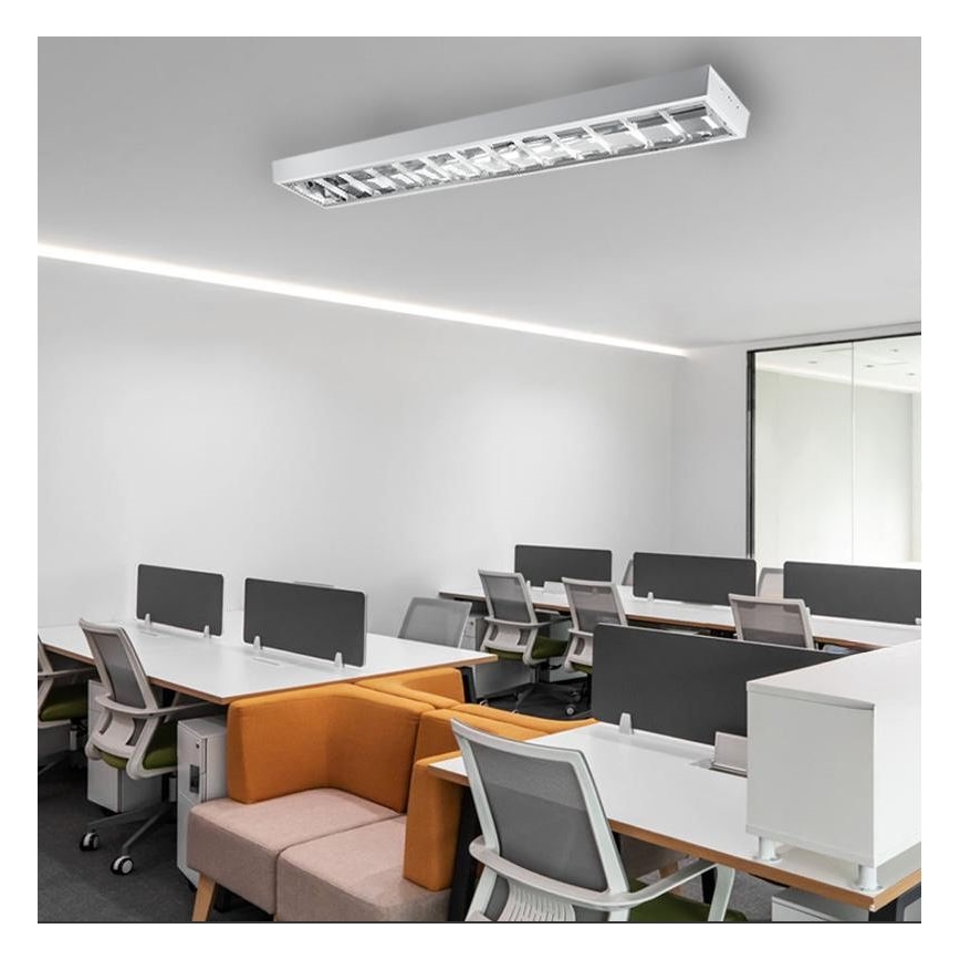 Iluminação fluorescente T8 2xG13/18W/230V 120 cm branco