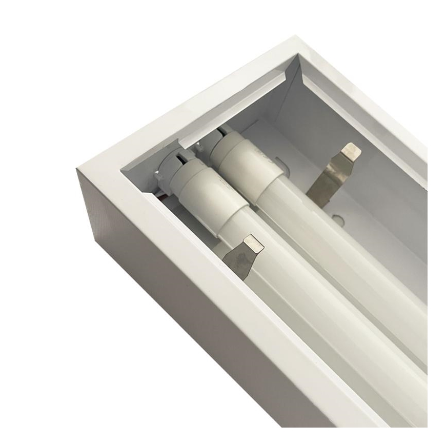 Iluminação fluorescente T8 2xG13/18W/230V 120 cm branco