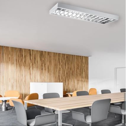 Iluminação fluorescente T8 2xG13/18W/230V 120 cm branco