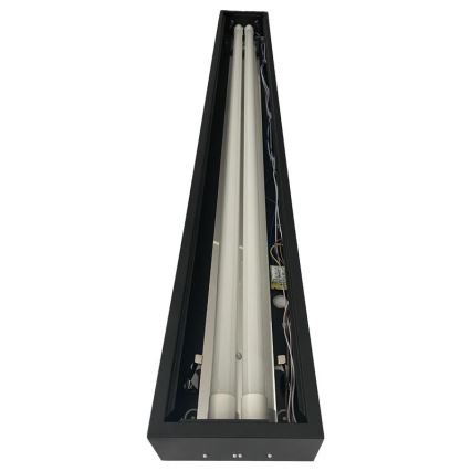 Iluminação fluorescente T8 2xG13/18W/230V 120 cm preto