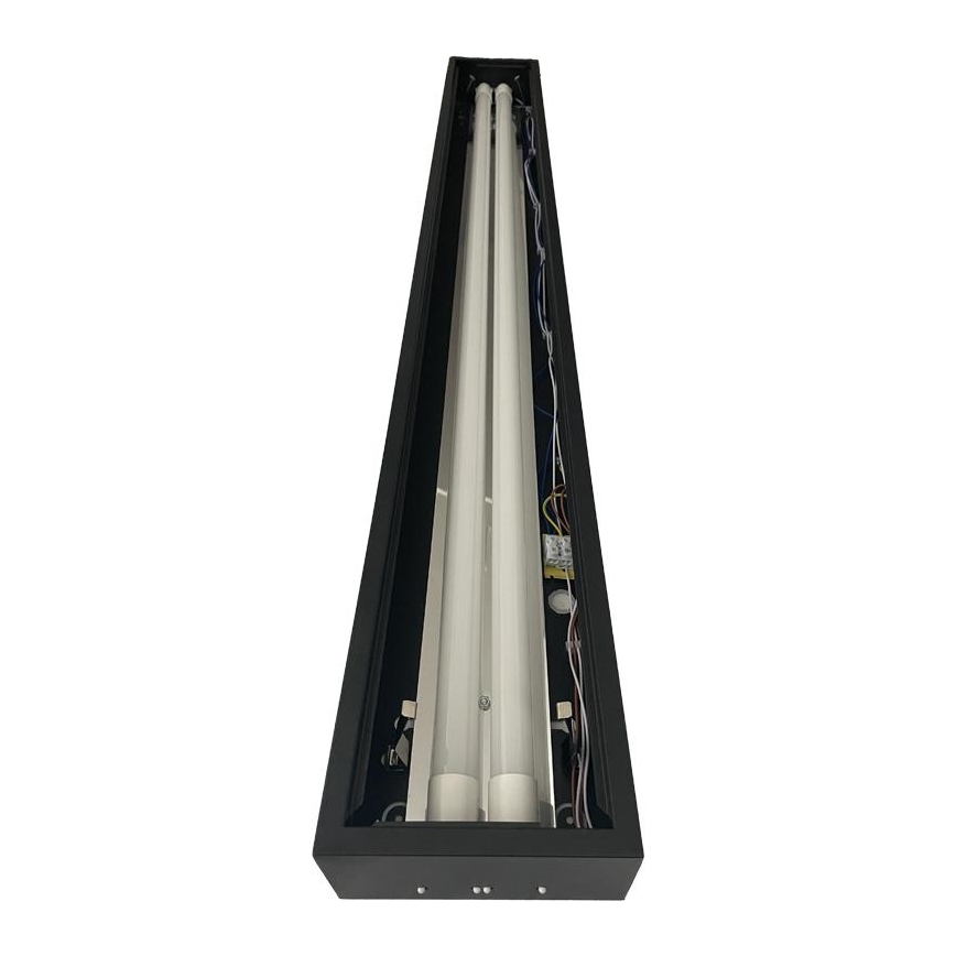 Iluminação fluorescente T8 2xG13/18W/230V 120 cm preto