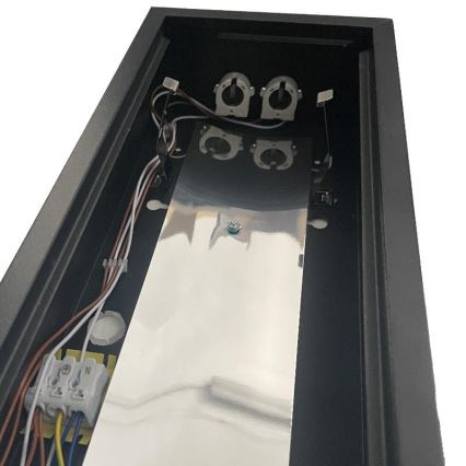 Iluminação fluorescente T8 2xG13/18W/230V 120 cm preto