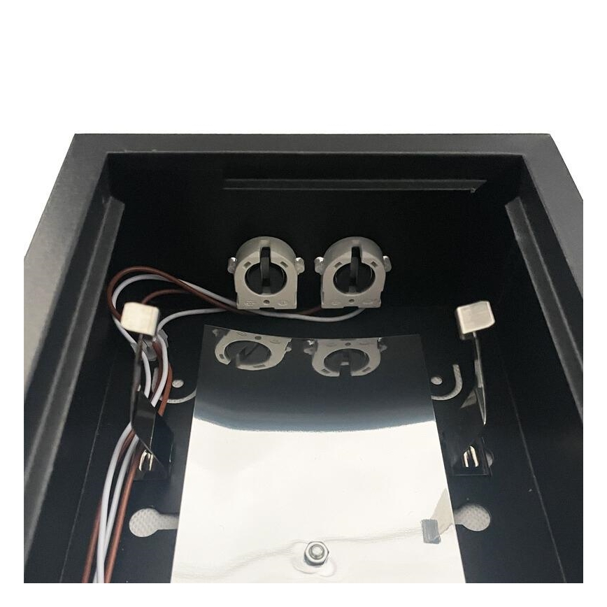 Iluminação fluorescente T8 2xG13/18W/230V 120 cm preto