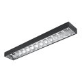 Iluminação fluorescente T8 2xG13/18W/230V 120 cm preto