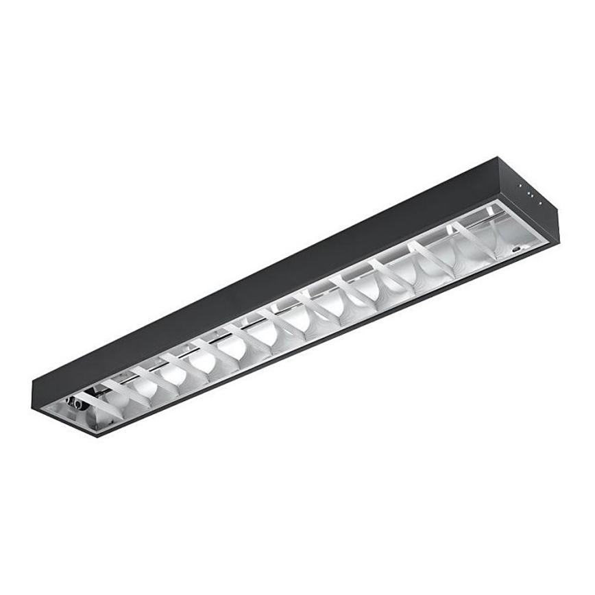 Iluminação fluorescente T8 2xG13/18W/230V 120 cm preto