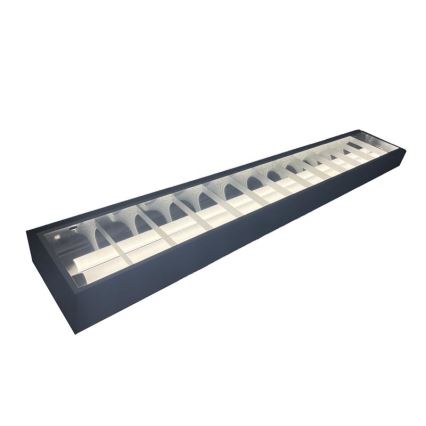 Iluminação fluorescente T8 2xG13/18W/230V 120 cm preto