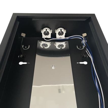 Iluminação fluorescente T8 2xG13/18W/230V 120 cm preto