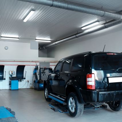Iluminação industrial fluorescente 2xG13/22W/230V IP65