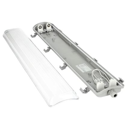 Iluminação industrial fluorescente 2xG13/22W/230V IP65