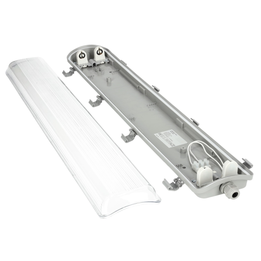 Iluminação industrial fluorescente 2xG13/22W/230V IP65