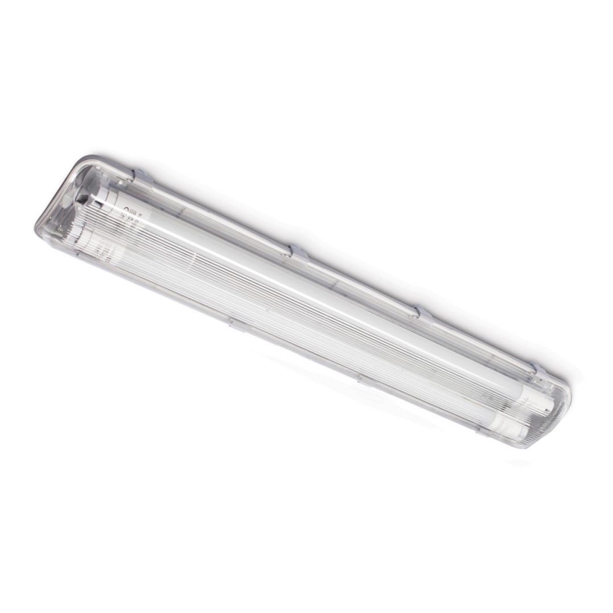 Iluminação industrial fluorescente 2xG13/9W/230V IP65