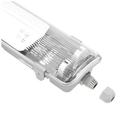 Iluminação industrial fluorescente HERMIC T8 2xG13/18W/230V IP65