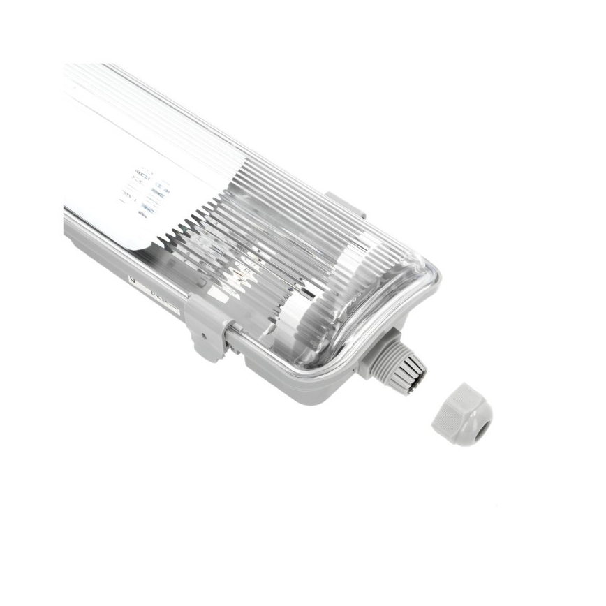 Iluminação industrial fluorescente HERMIC T8 2xG13/18W/230V IP65