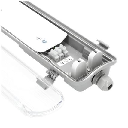 Iluminação industrial fluorescente HERMIC T8 2xG13/18W/230V IP65