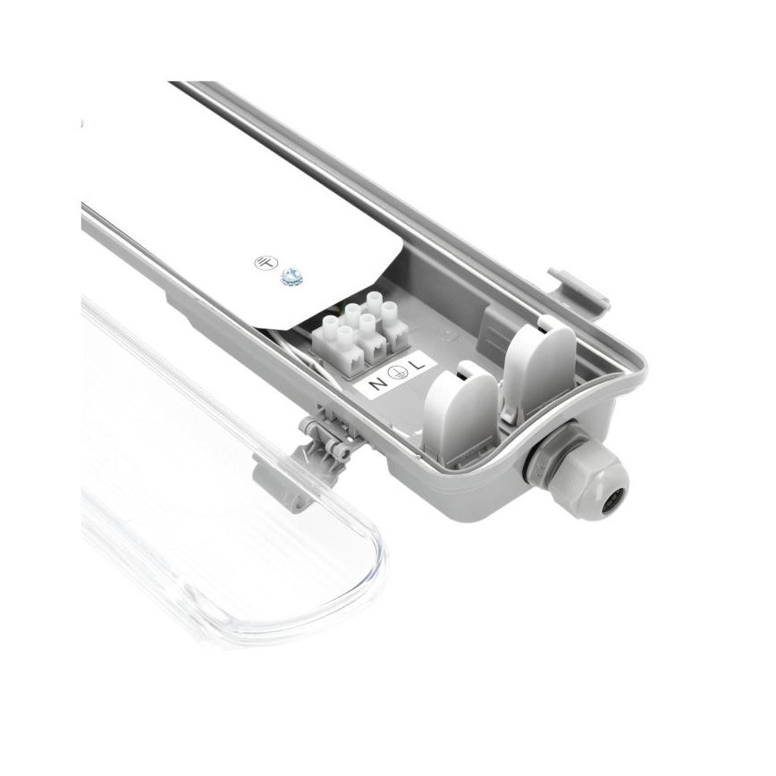 Iluminação industrial fluorescente HERMIC T8 2xG13/18W/230V IP65
