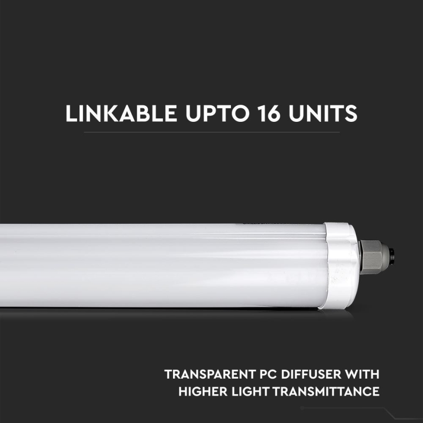 Iluminação industrial fluorescente LED G-SERIES LED/18W/230V 4000K IP65 60 cm