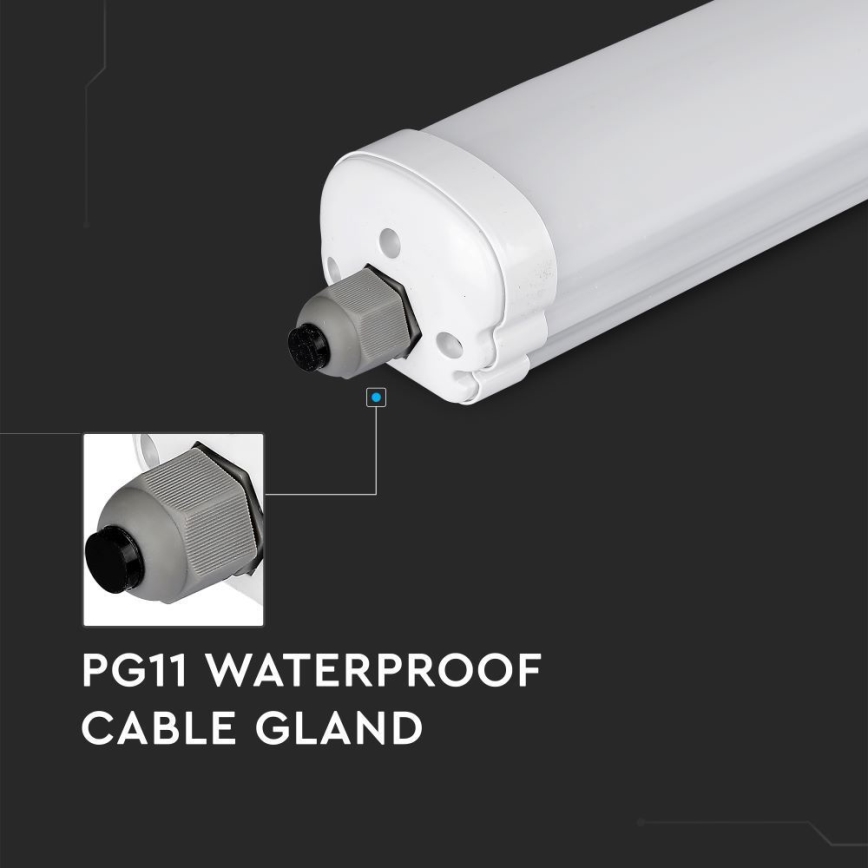 Iluminação industrial fluorescente LED G-SERIES LED/18W/230V 4000K IP65 60 cm