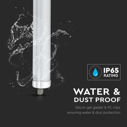 Iluminação industrial fluorescente LED G-SERIES LED/36W/230V 6400K 120cm IP65