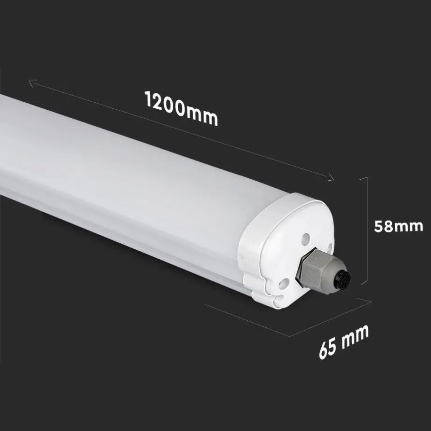 Iluminação industrial fluorescente LED G-SERIES LED/36W/230V 6400K 120cm IP65