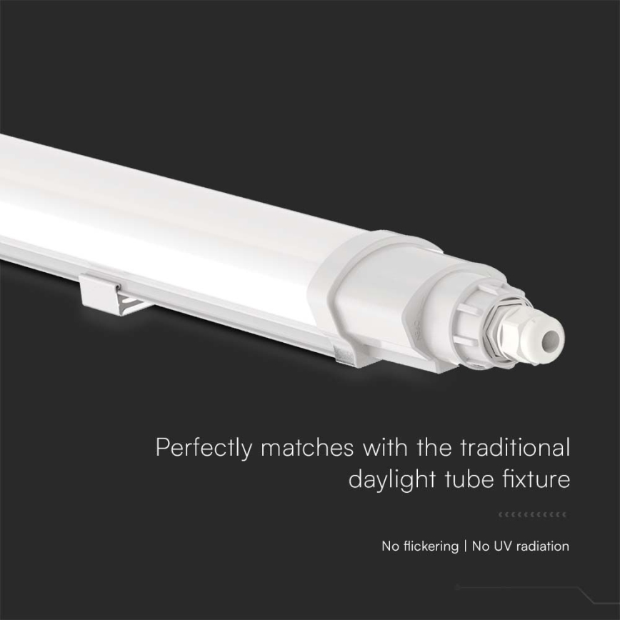Iluminação industrial fluorescente LED LED/18W/230V 4000K IP65 60 cm