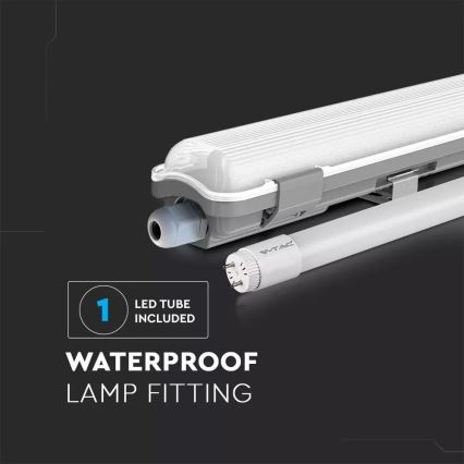 Iluminação industrial fluorescente LED LED/22W/230V 6400K 150cm IP65