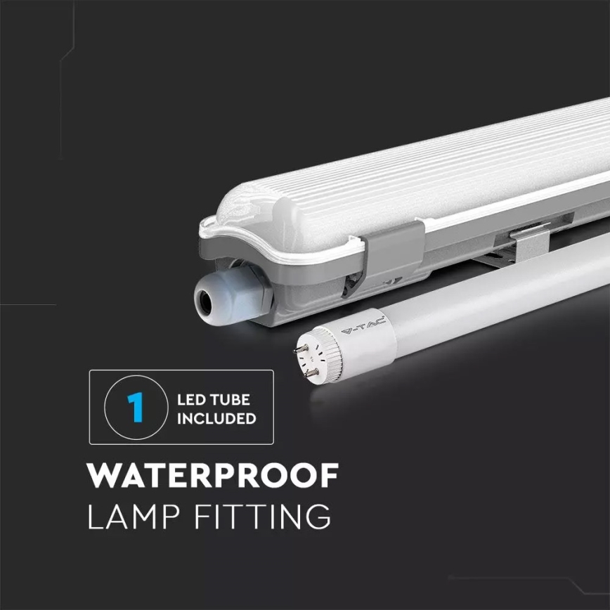 Iluminação industrial fluorescente LED LED/22W/230V 6400K 150cm IP65