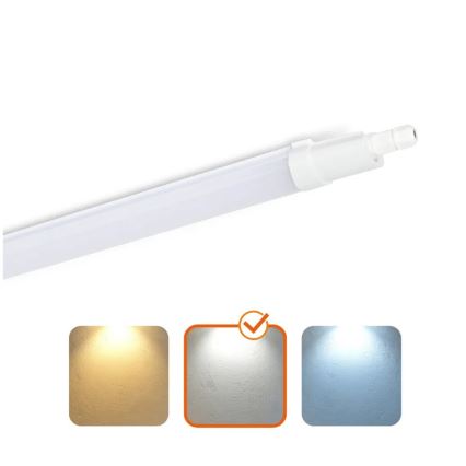 Iluminação industrial fluorescente LED LED/36W/230V IP65 4000K 126 cm