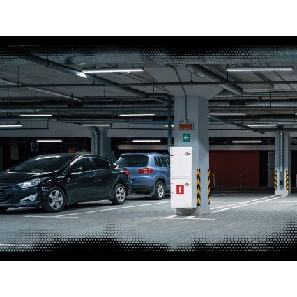 Iluminação industrial fluorescente LED LIMEA GIGANT LED/38W/230V IP65 1190mm preto