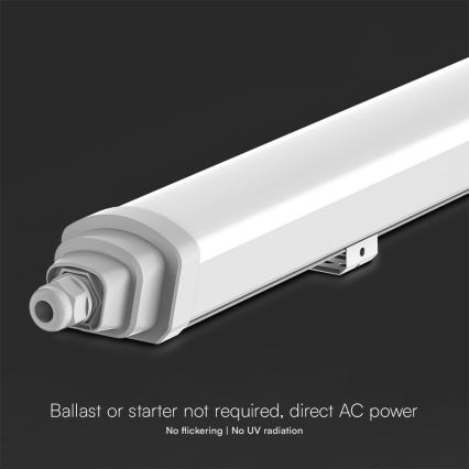 Iluminação industrial fluorescente LED SAMSUNG CHIP LED/48W/230V 4000K IP65 150 cm