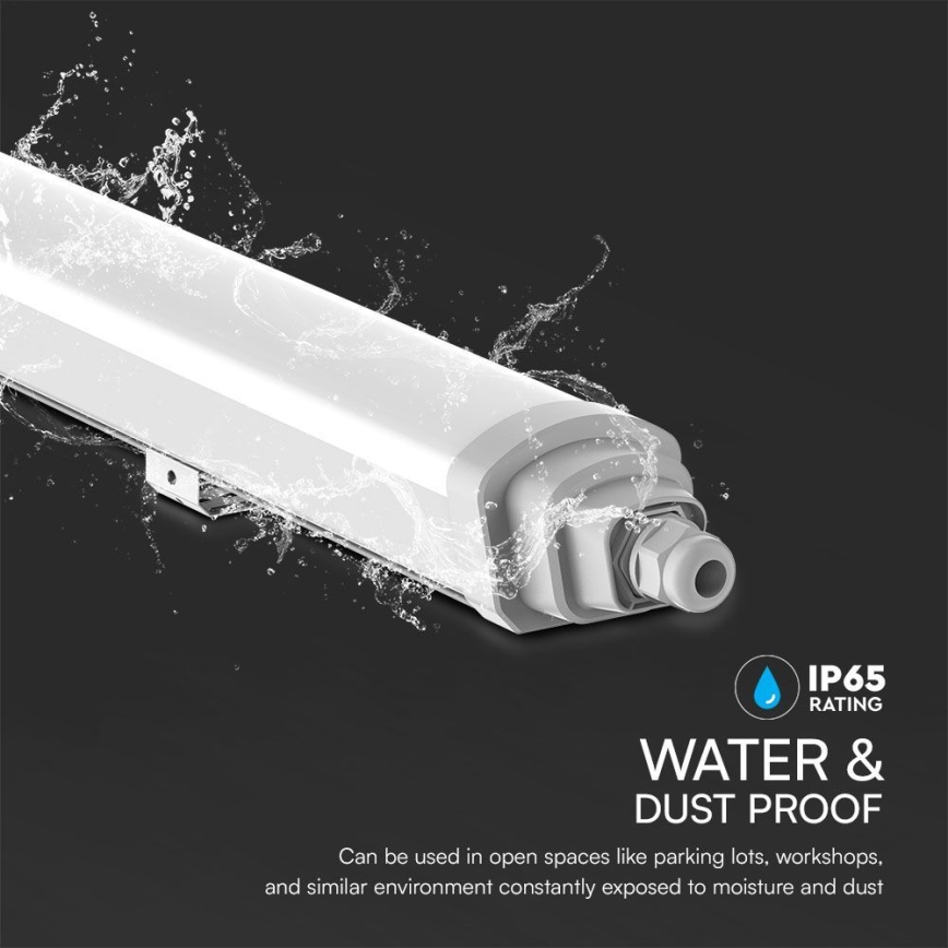 Iluminação industrial fluorescente LED SAMSUNG CHIP LED/48W/230V 4000K IP65 150 cm