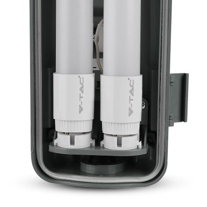 Iluminação industrial fluorescente LED T8 2xG13/22W/230V IP65 4000K 156 cm
