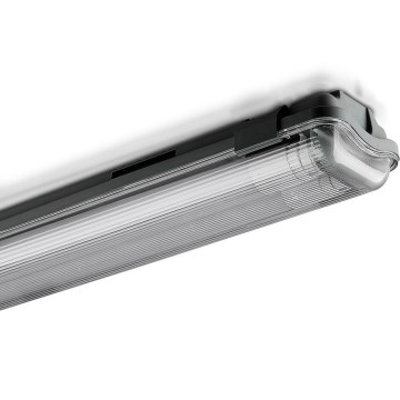 Iluminação industrial fluorescente LED T8 2xG13/22W/230V IP65 6400K 156 cm