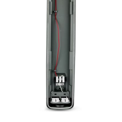 Iluminação industrial fluorescente LED T8 2xG13/22W/230V IP65 6400K 156 cm
