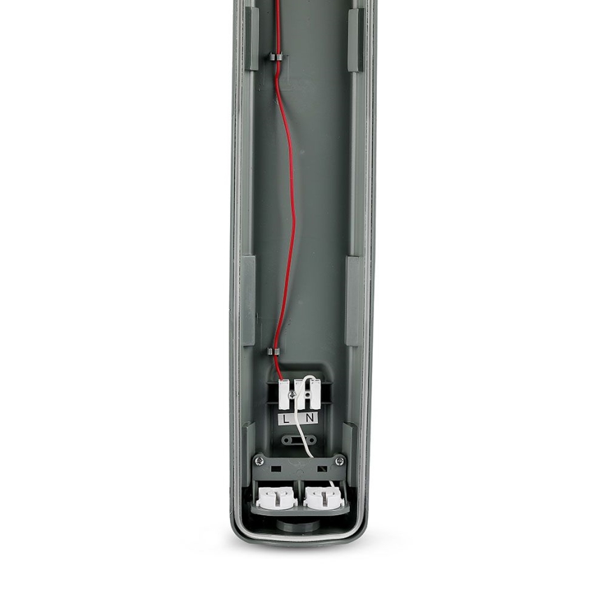 Iluminação industrial fluorescente LED T8 2xG13/22W/230V IP65 6400K 156 cm