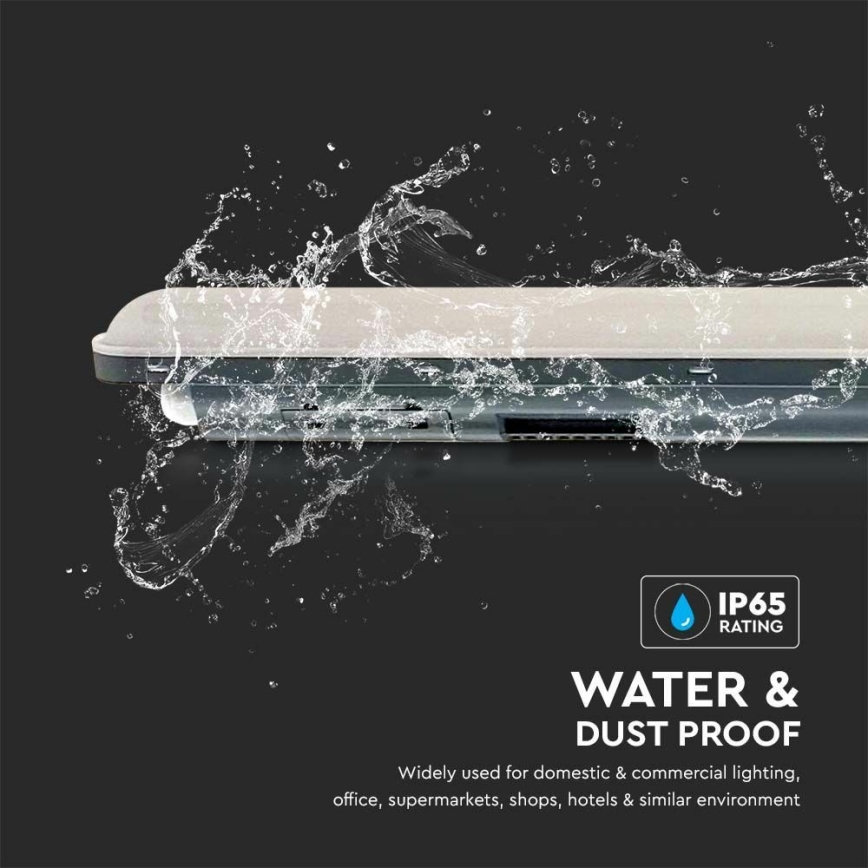 Iluminação industrial fluorescente LED X-SERIES LED/48W/230V 6500K 150 cm IP65