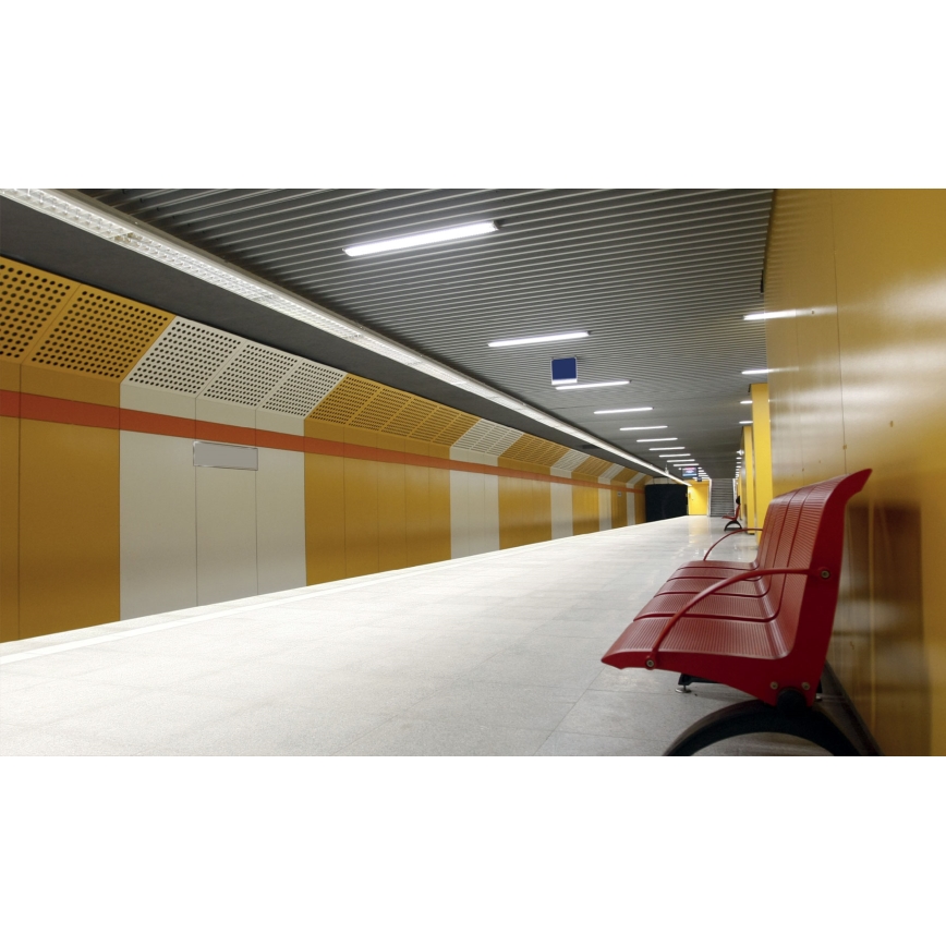 Iluminação industrial fluorescente LIMEA T8 2xG13/10W/230V IP65 1500mm