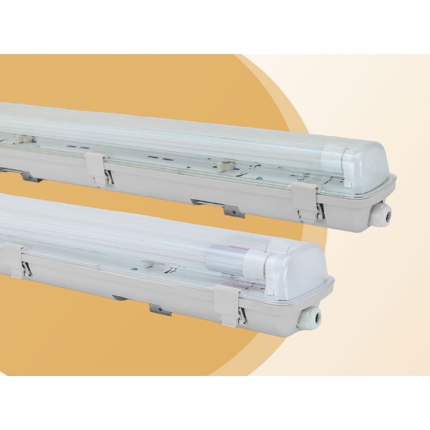 Iluminação industrial fluorescente LIMEA T8 2xG13/10W/230V IP65 1500mm