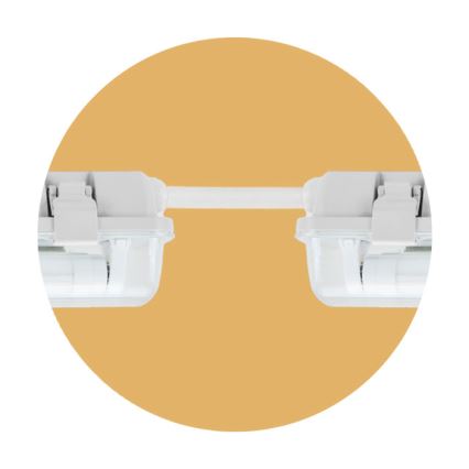 Iluminação industrial fluorescente LIMEA T8 2xG13/10W/230V IP65 1500mm