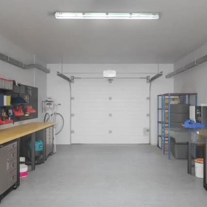 Iluminação industrial fluorescente T8 2xG13/18W/230V IP65 126 cm