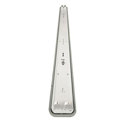 Iluminação industrial fluorescente T8 2xG13/18W/230V IP65 126 cm