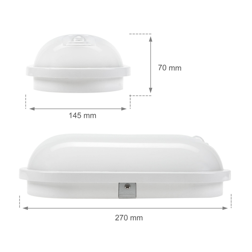 Iluminação industrial LED com sensor PIR LED/20W/230V IP54