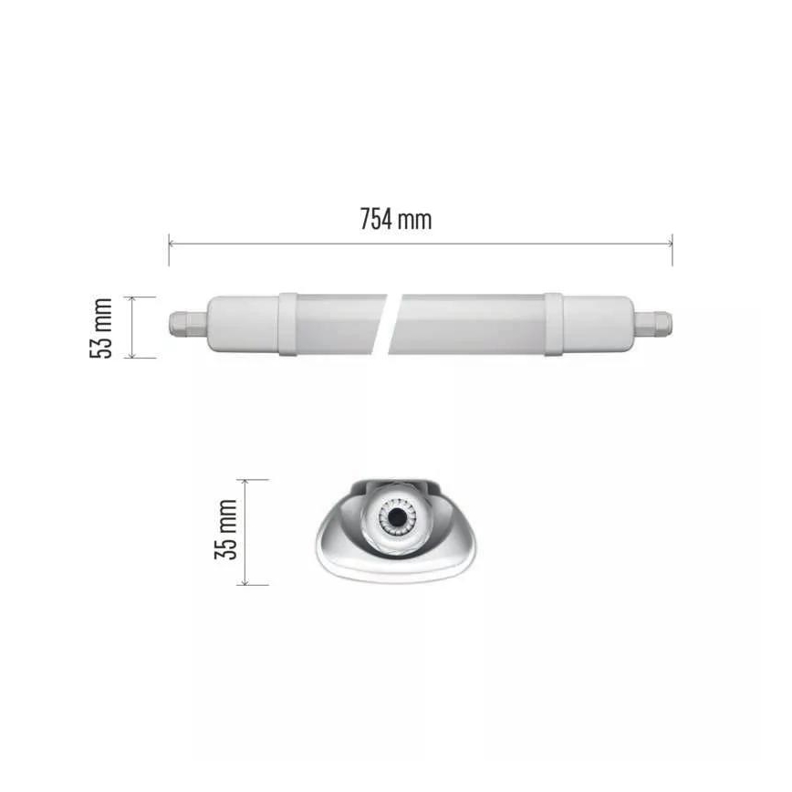 Iluminação industrial LED LED/18W/230V IP65 4000K