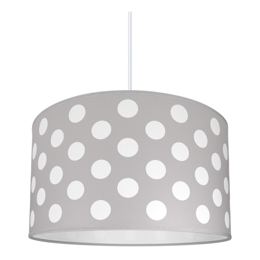 Iluminação infantil DOTS GREY 1xE27/60W/230V