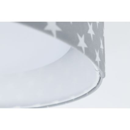 Iluminação de teto LED com regulação SMART GALAXY KIDS LED/24W/230V 3000-6500K estrelas cinzento/branco + controlo remoto
