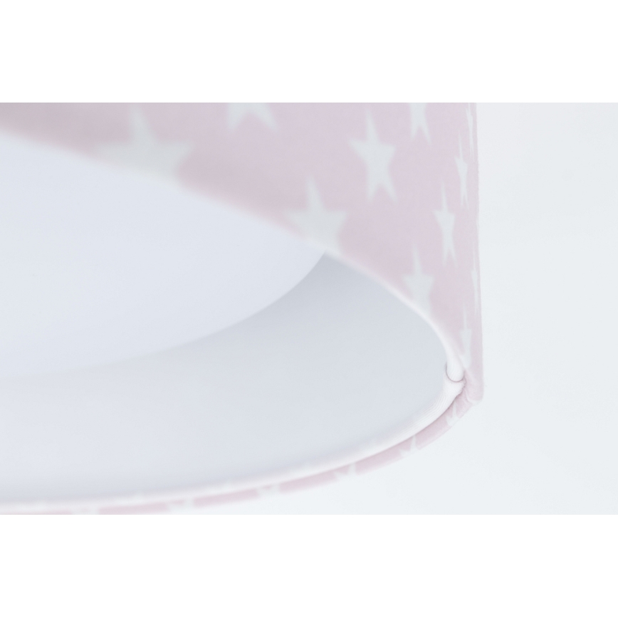 Iluminação de teto LED com regulação SMART GALAXY KIDS LED/24W/230V 3000-6500K estrelas rosa/branco + controlo remoto