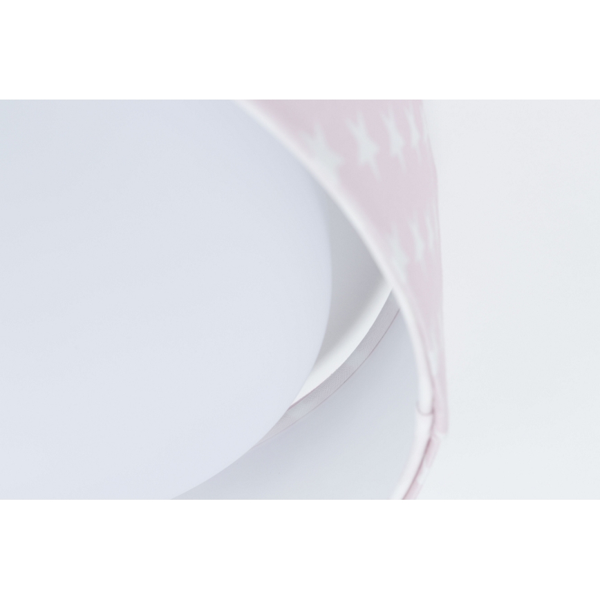 Iluminação de teto LED com regulação SMART GALAXY KIDS LED/24W/230V 3000-6500K estrelas rosa/branco + controlo remoto