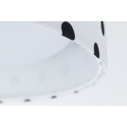 Iluminação de teto LED com regulação SMART GALAXY KIDS LED/24W/230V 3000-6500K pontos branco/preto + controlo remoto