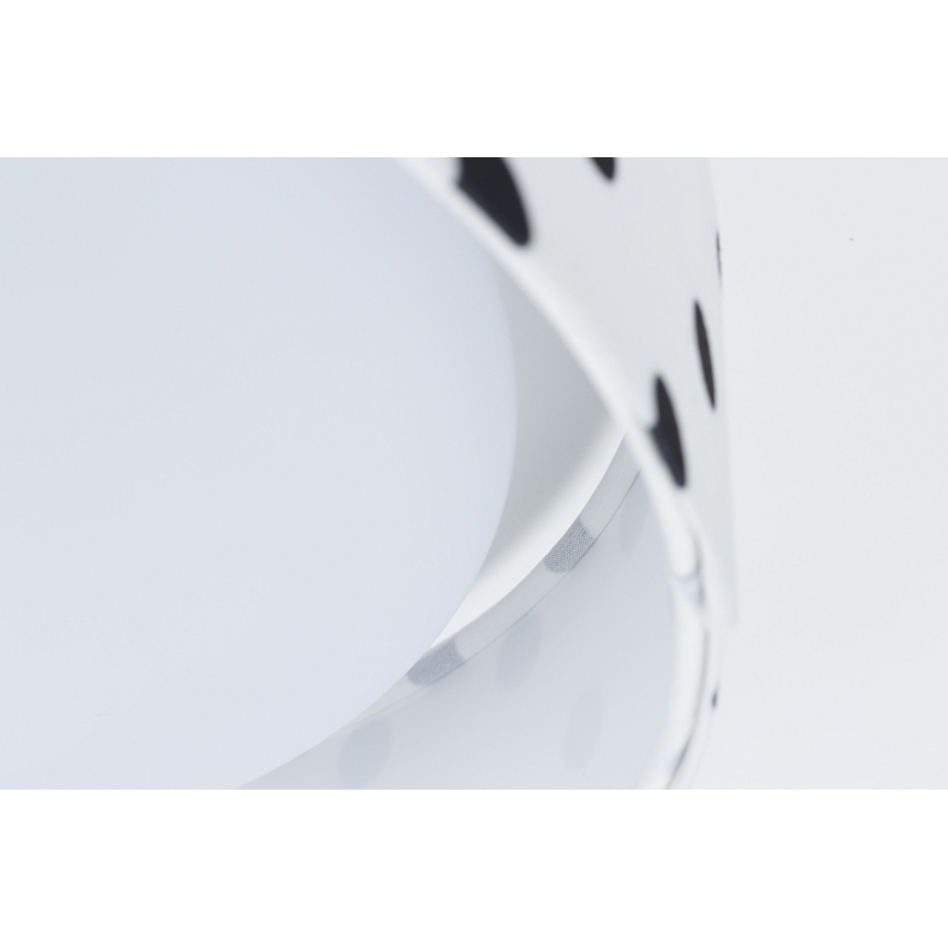 Iluminação de teto LED com regulação SMART GALAXY KIDS LED/24W/230V 3000-6500K pontos branco/preto + controlo remoto