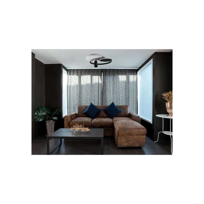 Iluminação de teto LED com regulação LED/65W/230V 3000-6500K branco/preto + comando
