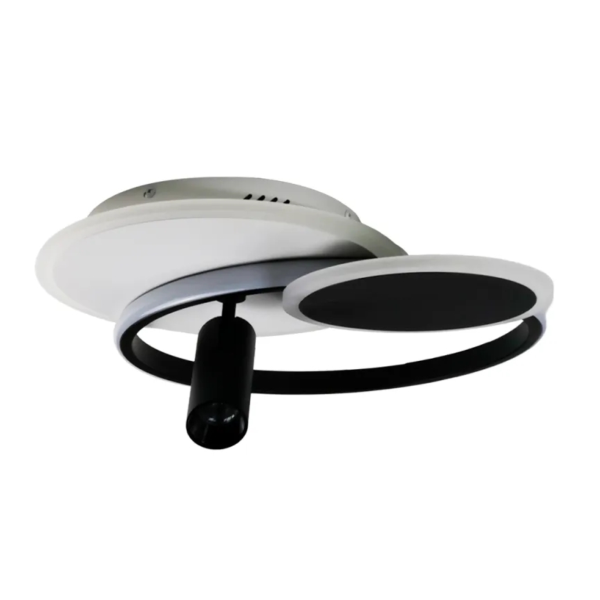 Iluminação de teto LED com regulação LED/65W/230V 3000-6500K branco/preto + comando
